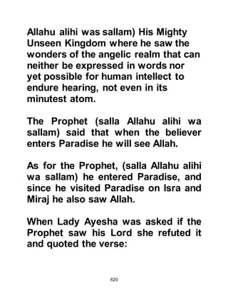 620
wanted to pledge their allegiance to
the Prophet in person, who, when the
time was right, slipped away
unnoticed to meet the Prophet (salla
Allahu alihi wa sallam). It was
arranged that they would meet the
Prophet (salla Allahu alihi wa sallam)
on a certain hill at Aqabah at night in
middle of Tashreeq (11th, 12th and
13th of Dhul Hijja).
The happy band of pilgrims were
accompanied by one of the hierarchy
of Yathrib by the name of Abdullah
Amr’s son who was the son of
Haram. Abdullah had as yet to
embrace Islam and as they journeyed
together those who had already
converted spoke to him about Islam
and his heart was touched. Abdullah
became one of those who took part
 