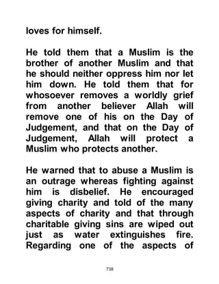 738
"Many of the People of the Book
(Jews) wish they might turn you back
as unbelievers,
after you have believed, in envy of
their souls,
after the truth has been clarified to
them.
So pardon and forgive until Allah
brings His command.
Allah is Powerful over everything."
Koran 2:109
@PROVOCATION
There were among those who did not
believe, people who would seize any
opportunity that came their way to
cast doubt upon the prophethood of
Muhammad (salla Allahu alihi wa
sallam).
 