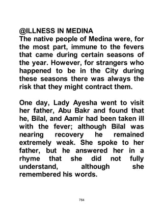 784
happened to be there and succeeded
to prevent hostilities. It was on that
occasion that the Prophet (salla
Allahu alihi wa sallam) gave the
Muslims their first banner which they
were from now on to carry into
combat. It was white in color and
given to Kinaz, the son of Husain Al-
Ghanawi who became the first
standard bearer.
In the month Shawwal, 1H (April 623
CE) the Messenger of Allah (salla
Allahu alihi wa sallam) sent Ubaydah,
Al Harith’s son out to lead sixty
emigrants on horseback to a place
called Batn Rabegh where they met
Abu Sufyan heading a caravan of 200
men. Shots were exchanged but
there was no actual combat, it was a
demonstration that the Muslims were
 