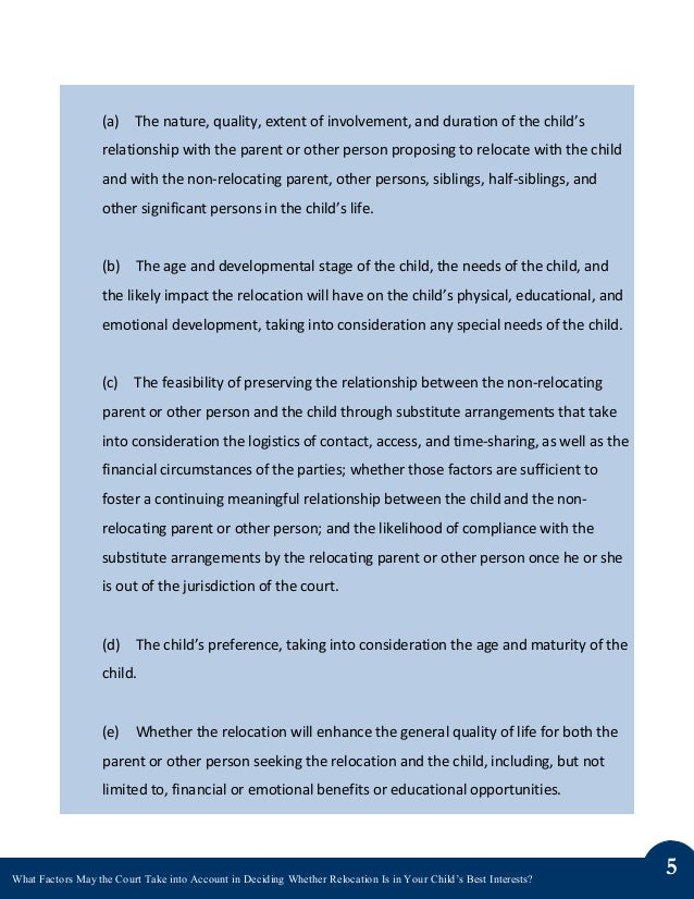 in a childs best interest In the best interest of the child child custody in north carolina is often and usually best settled by a voluntary agreement between the parents in fact, only a small percentage of child custody disputes are decided in a courtroom. in a childs best interest In the best interest of the child child custody in north carolina is often and usually best settled by a voluntary agreement between the parents in fact, only a small percentage of child custody disputes are decided in a courtroom.