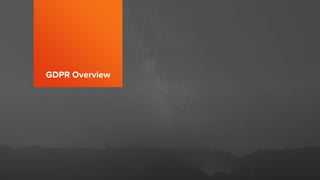 GDPR Overview
 