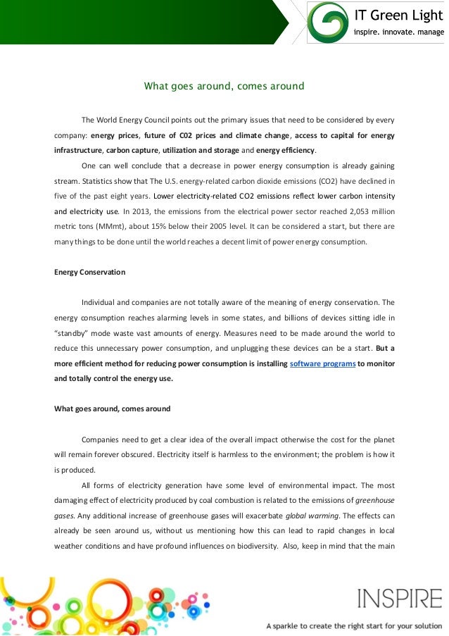 What Goes Around Comes Around