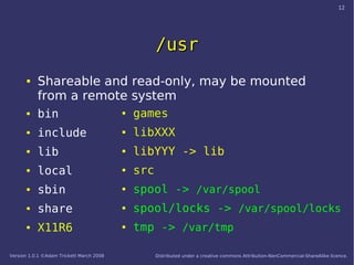 Introduction to the FHS