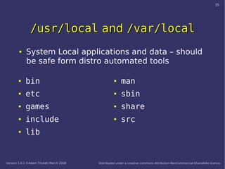 Introduction to the FHS