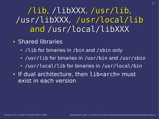 Introduction to the FHS