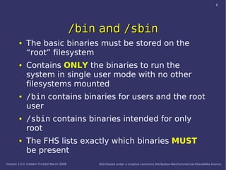 Introduction to the FHS