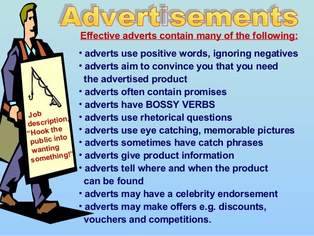 Persuasive Adverts at WCPS!