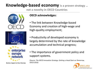 The proposed BJ-GD-HK Knowledge Corridor:
  Build “Expertise Clusters” in Technology-
transfer and Technology-commercialization
                          BTEC/ITTN in Beijing and APICC in
                          Hong Kong will jointly apply for
                          Enterprise Europe Network (EEN)
                          membership as EEN-Beijing and EEN-
                          Hong Kong in late 2013 (for approval
                          and implementation in 2014):
                          • EEN is the largest technology
                          transfer network in the world; EEN is
                          owned by the European Union;
                          • Enables Tech-transfer and Tech-
                          commercialization know-how to be
                          imported from Europe;
                          • EEN-Beijing and EEN-HK will receive
                          coaching from EEN-Scotland, a unit of
                          the Scottish Government.
 