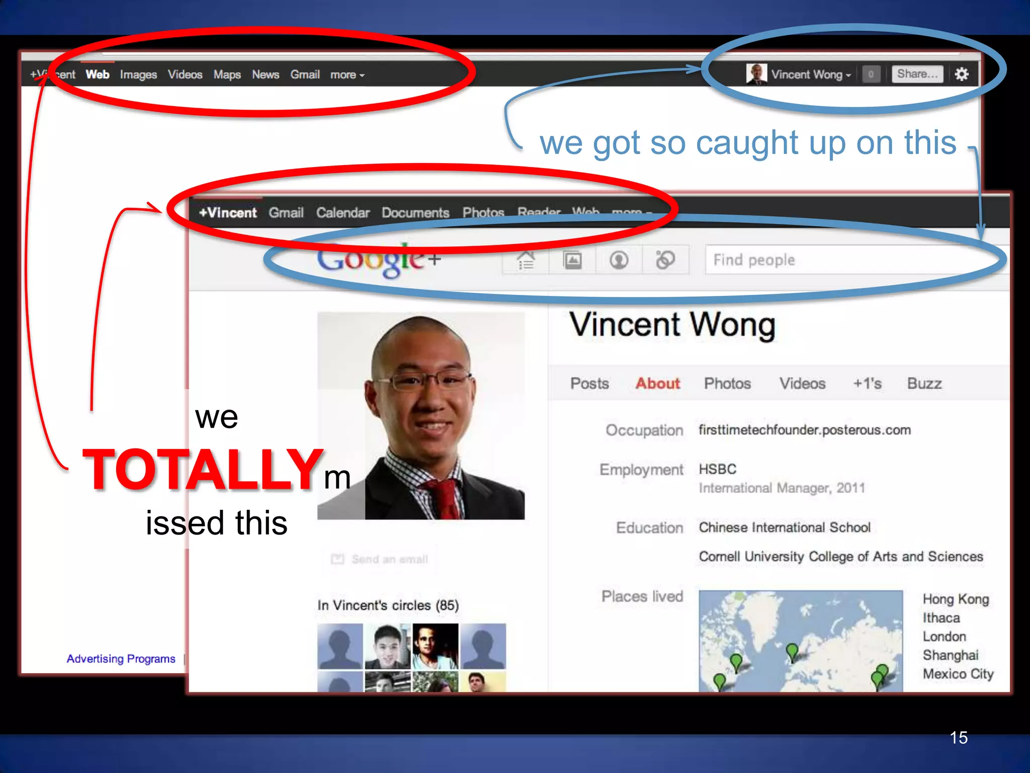 we got so caught up on this15we TOTALLYmissed this