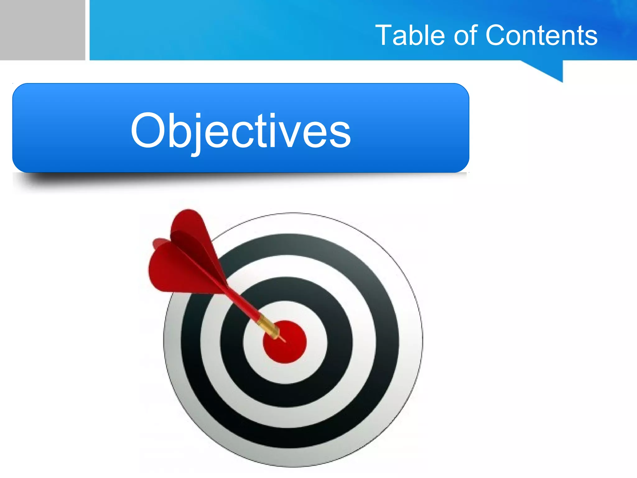 Table of Contents
Introduction1 Objectives
 
