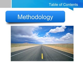 Table of Contents
Introduction1 Methodology
 