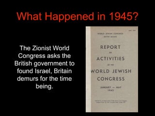 What Happened in 1945? World War II ends and???