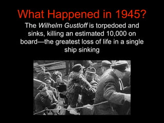 What Happened in 1945? World War II ends and???