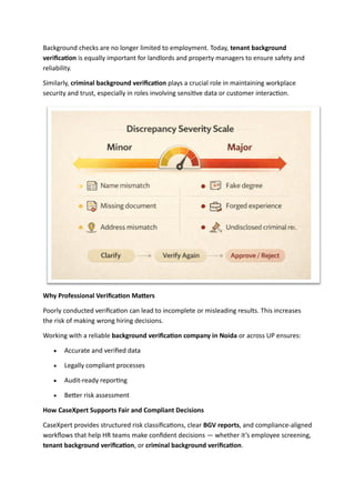 Understanding and Managing Candidate Background Verification Failures | PDF