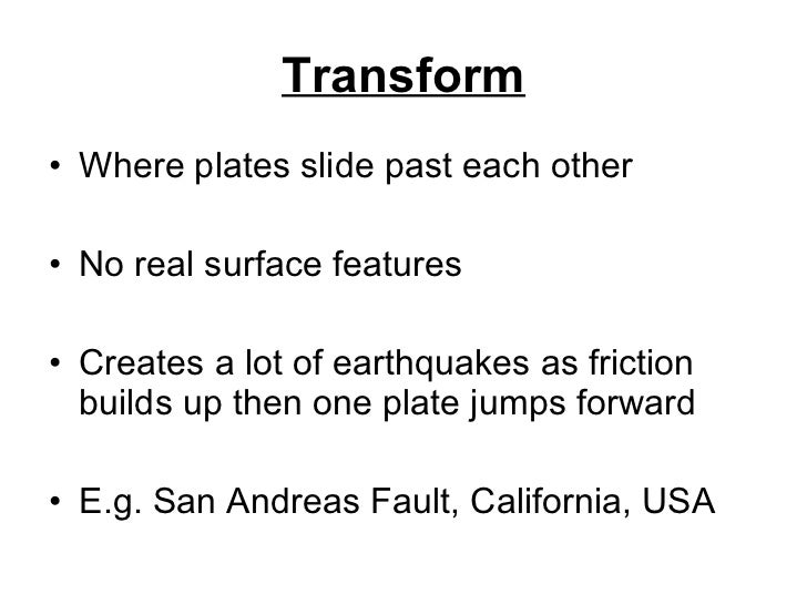 What happens when the plates meet