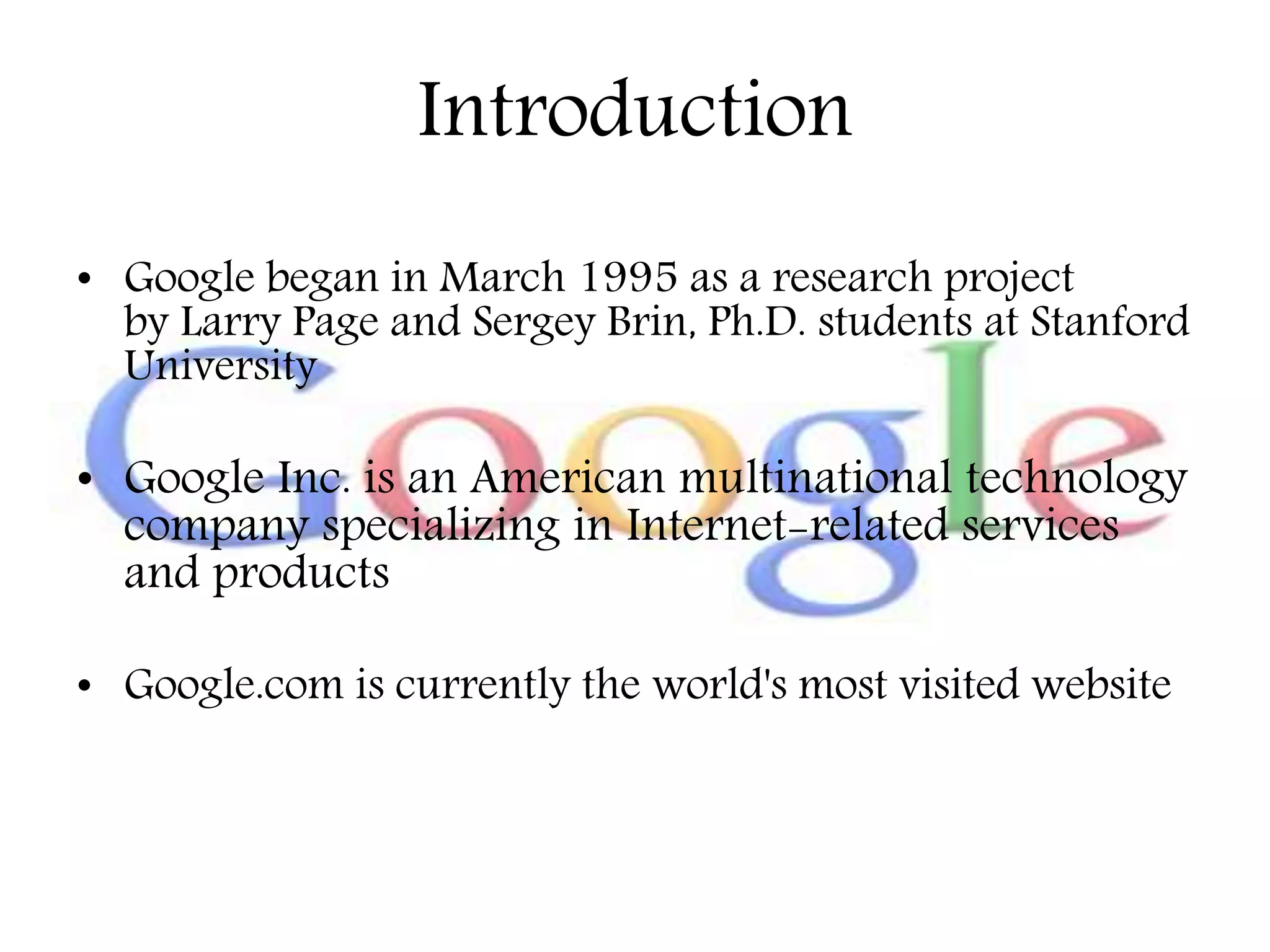 DOCKET
• Preface
• Google Domain on Sale
• Sanmay Ved
• Availability Of Google.com
• Confirmation Email
• Cancellation Email
• Master of The Internet
• You Become Evil
• Spooky
• What I Would Have Done!
 