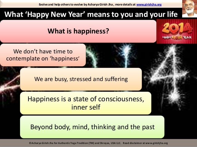 What ‘happy new year’ means to you