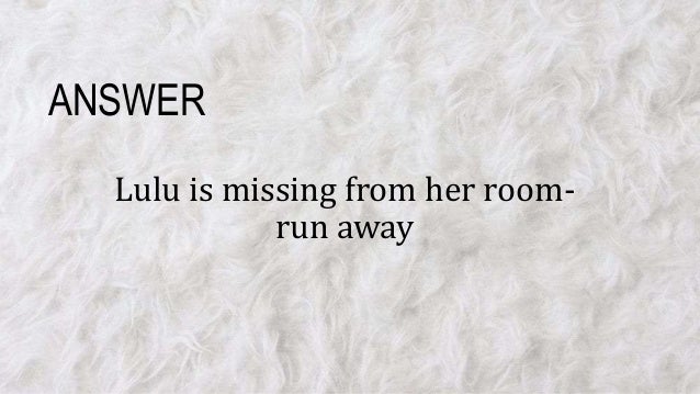 5s Group 1 What Has Happened To Lulu