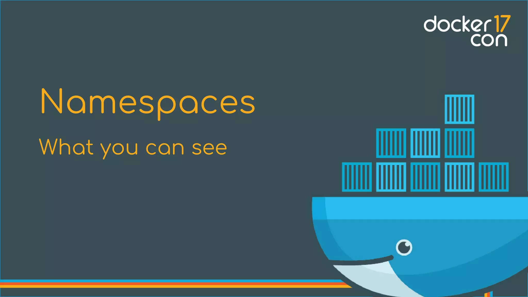 What you can see
Namespaces
 