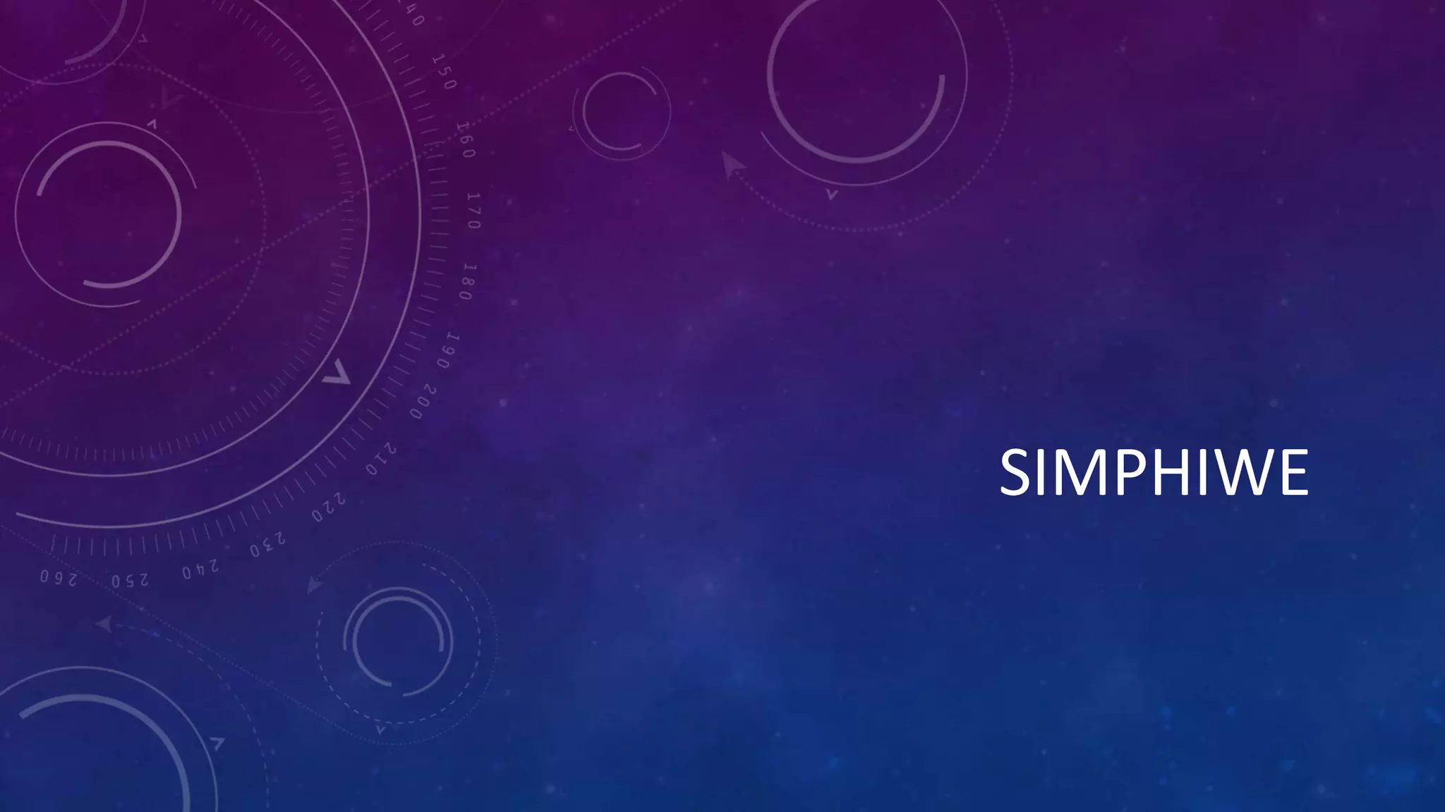 SIMPHIWE
 