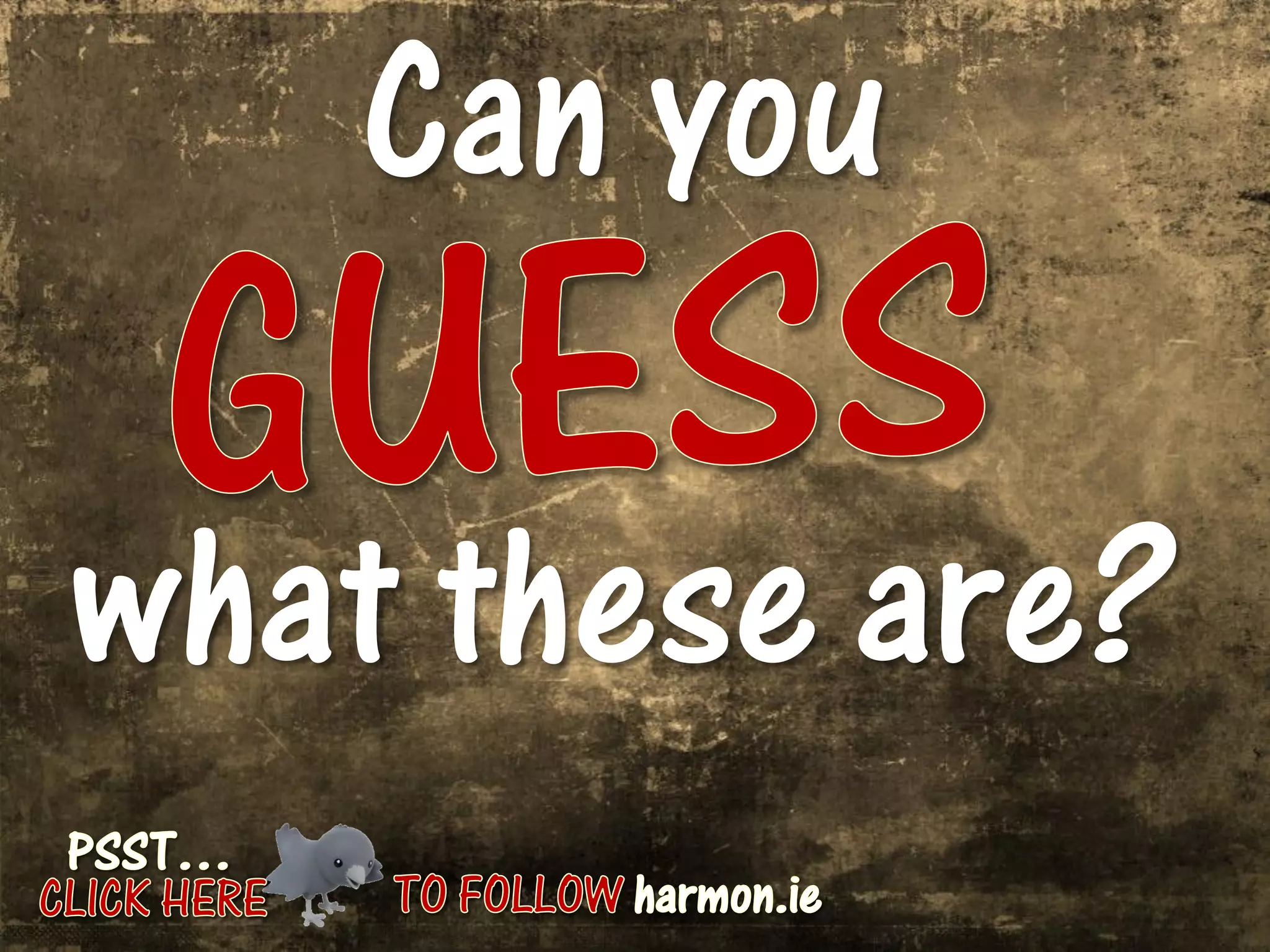 Can you

what these are?
 