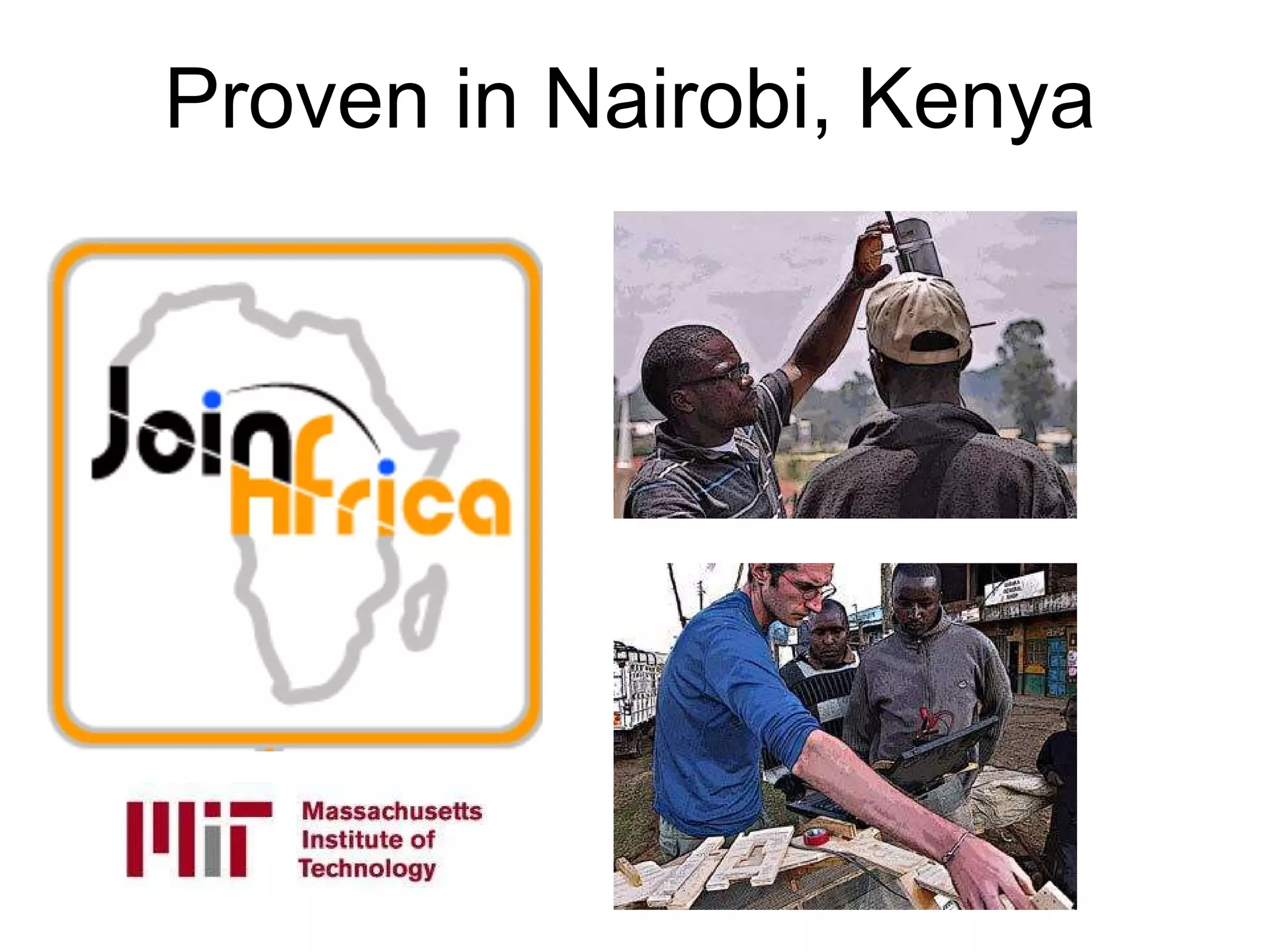 Proven in Nairobi, Kenya 