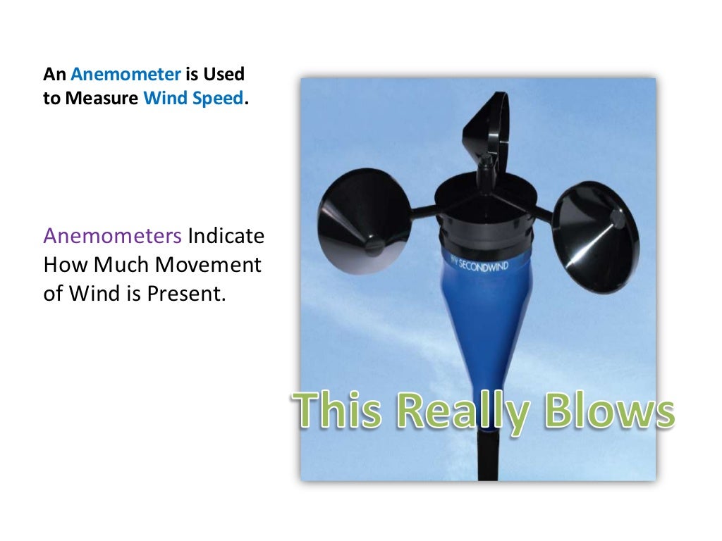 What instruments do we use to measure weather