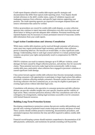 Understanding Zombie Debt: Identification, Risks, and Consumer ...