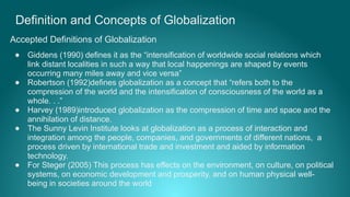 Comprehensive Overview of Globalization: Definitions, Processes, and ...