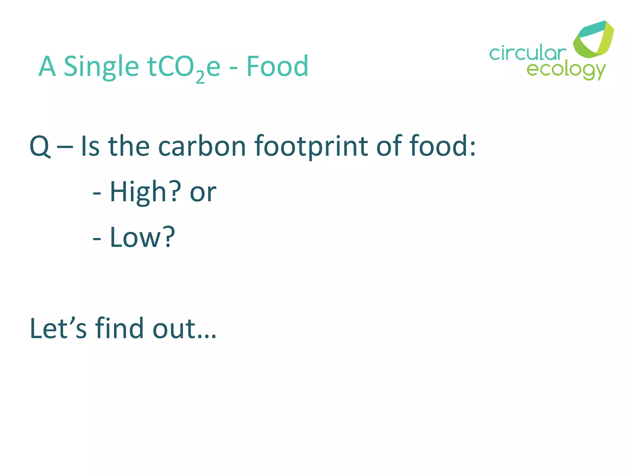 What is 1 tonne Carbon Dioxide? (CO2e) carbon footprint and embodied ...