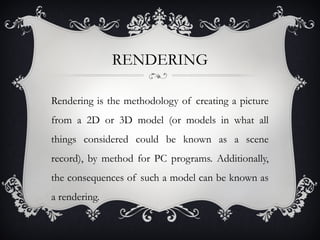 3d Rendering Definition What is 3d rendering | PPT