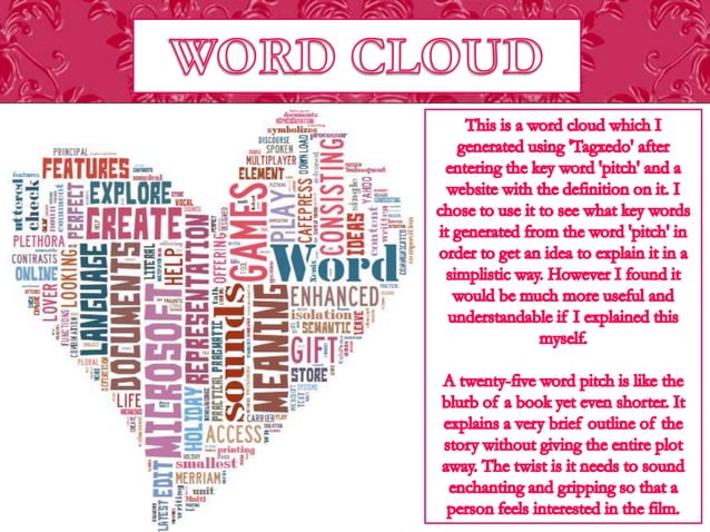 What Is A 25 Word Pitch PPT