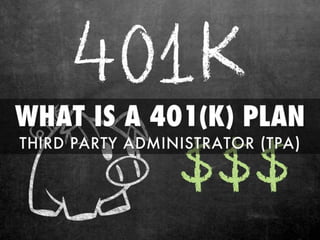 What is a 401 k plan