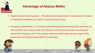 What is abacus Maths | PPT