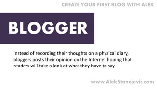What is a blog | PDF
