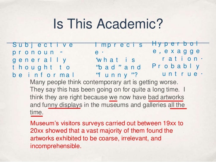 What Is Academic Style art 