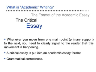 What is academic writing | PPT