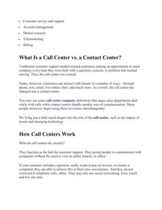 What Is a Call Center.docx