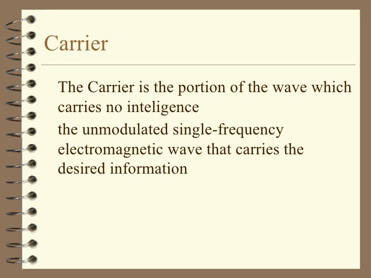 What Is A Carrier