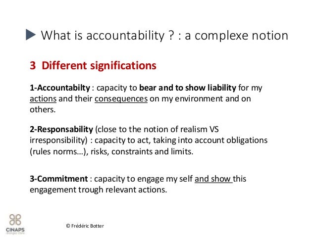 What Is Accountability