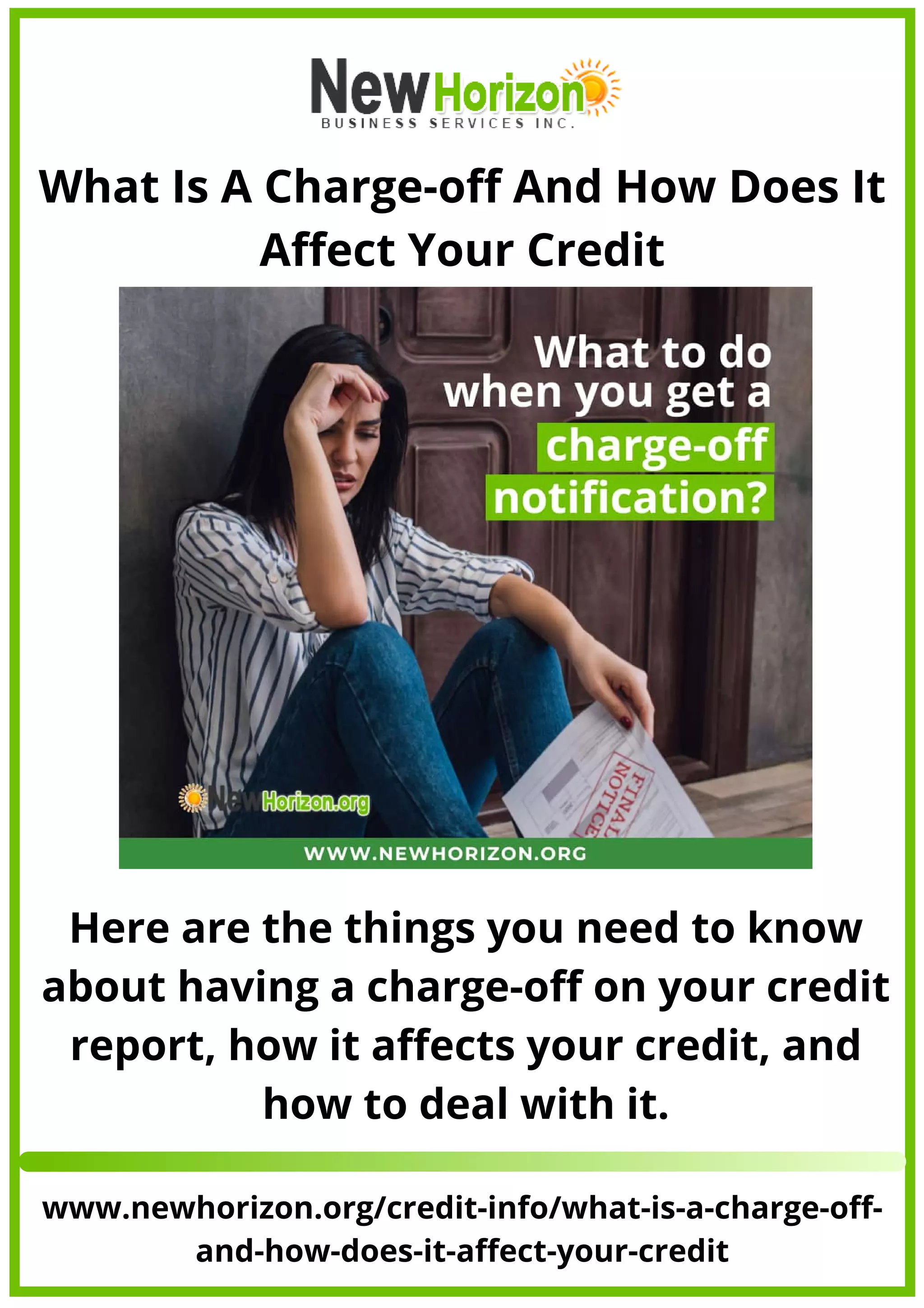 What is a charge off and how does it affect your credit PDF