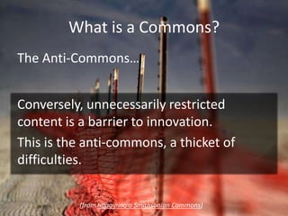 What is a commons? For Museum Commons: A Professional Interaction ...