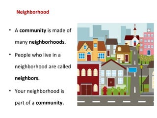 What is sale a community