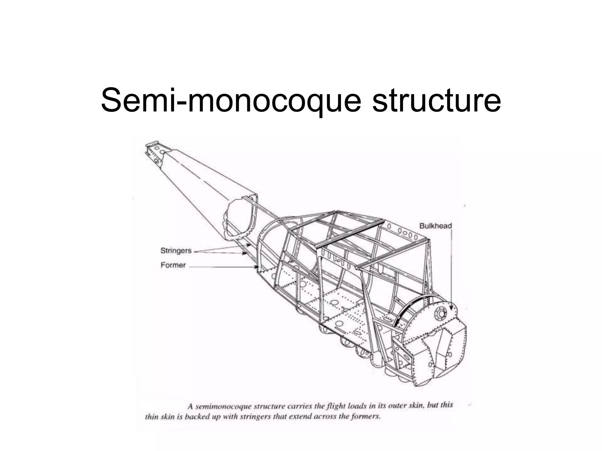Semi-monocoque structure
 