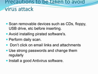 What is a computer virus | PPTX