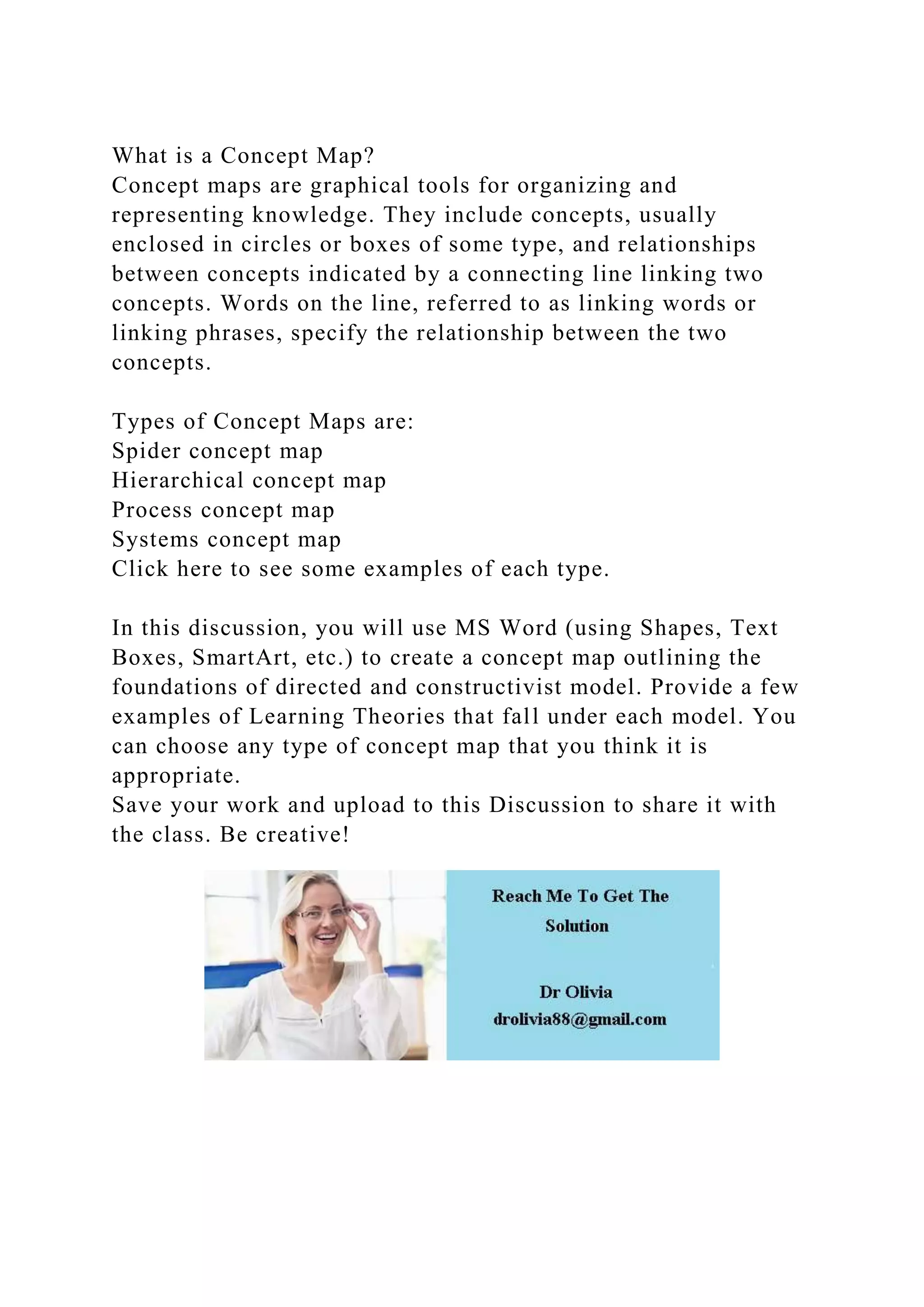 What is a Concept MapConcept maps - What Is A Concept MapConcept Maps Are Graphical Tools For Organiz Docx 1 2048 