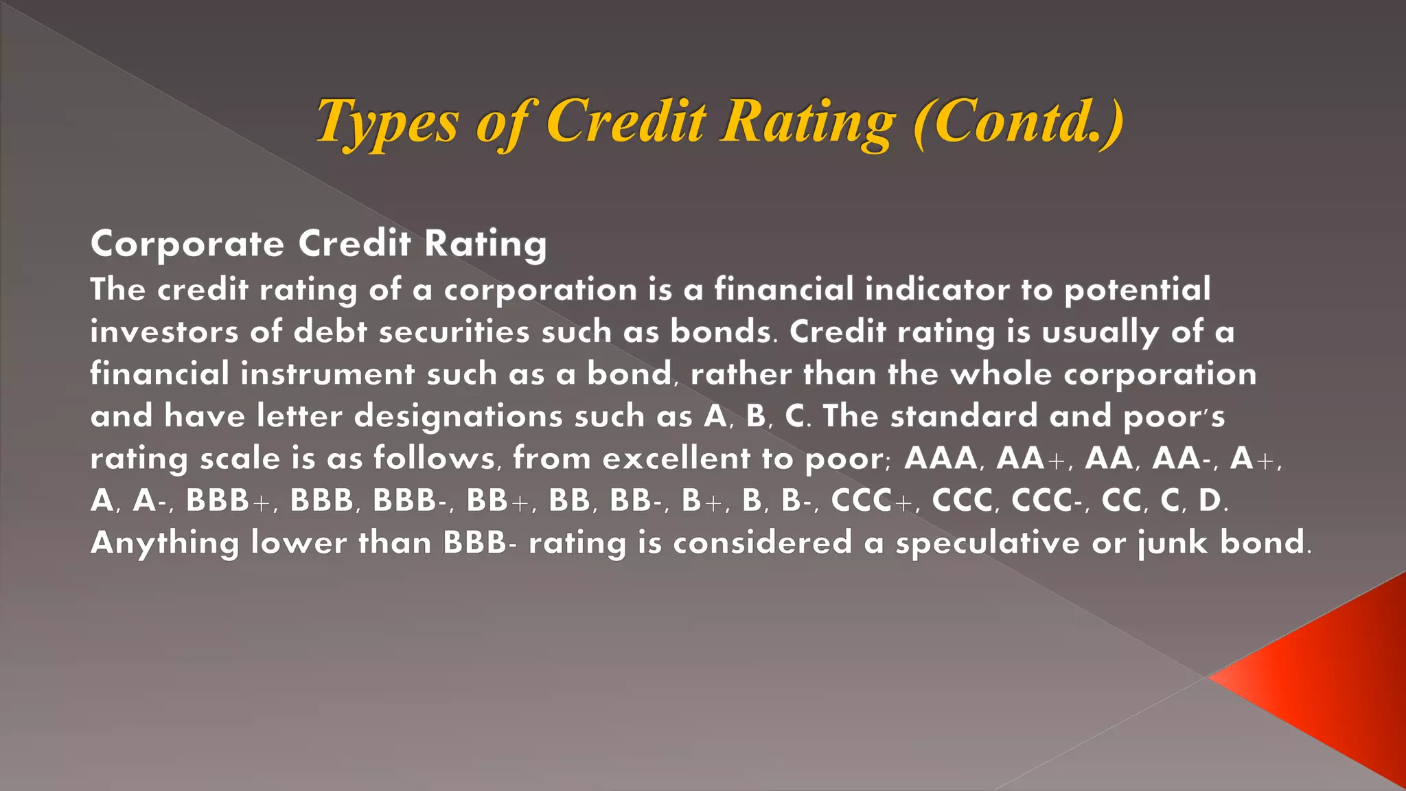 What is a credit rating | PPT