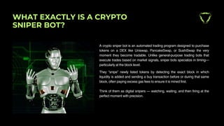 What Is a Crypto Sniper Bot development.pdf