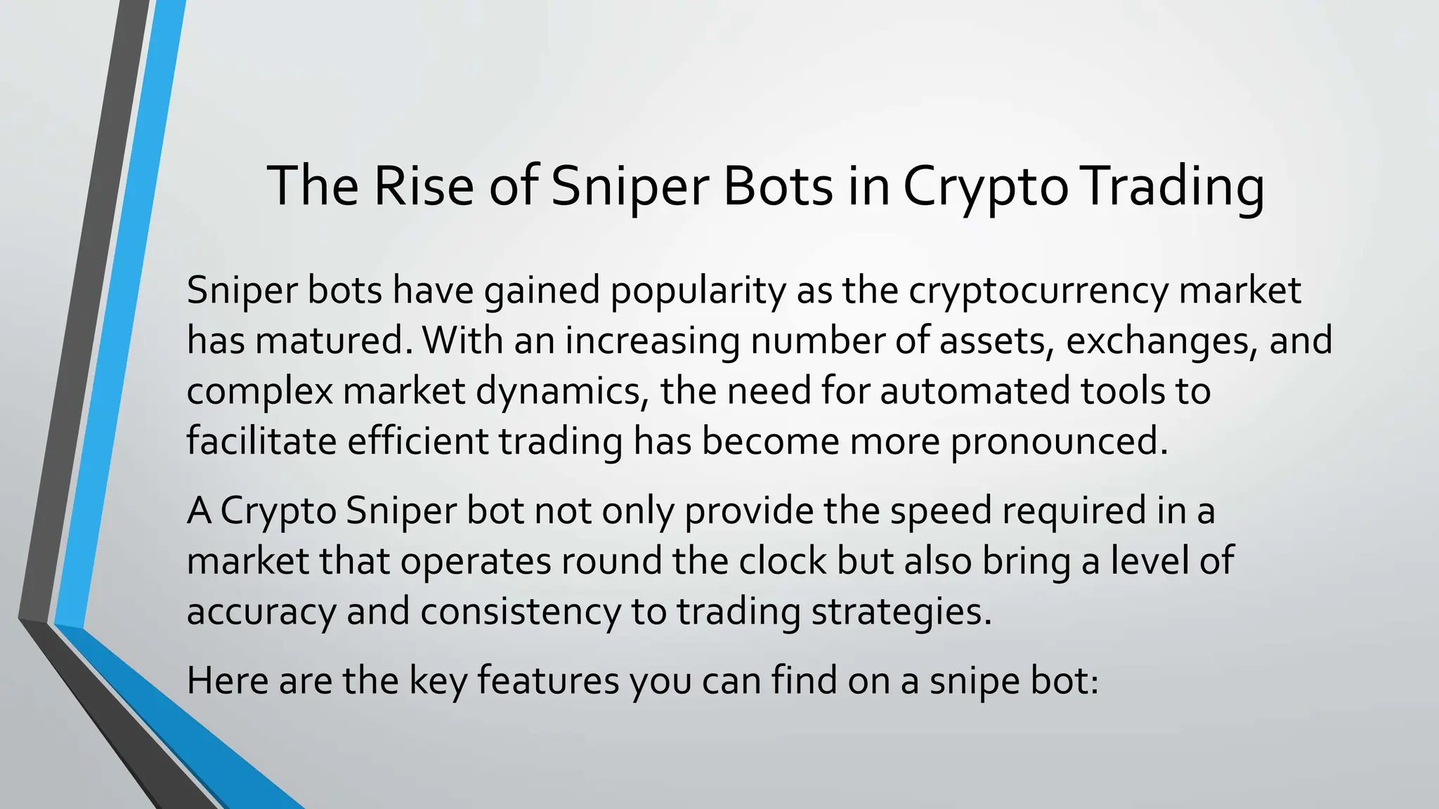 What is a Crypto Sniper Bot and how to snipe in crypto ? | PPTX