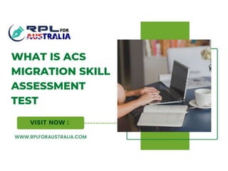 What is ACS Migration Skill Assessment Test